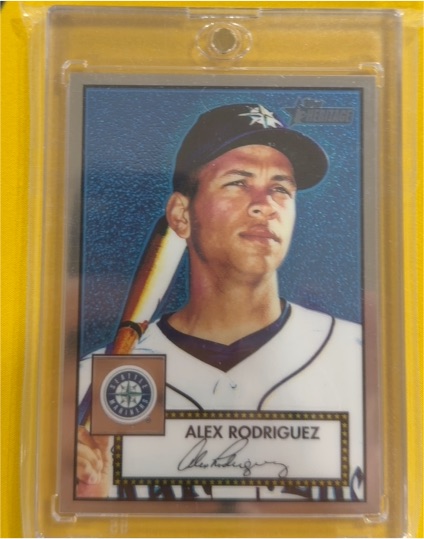 2001 Topps Heritage Chrome #CP32 Alex Rodriguez — front