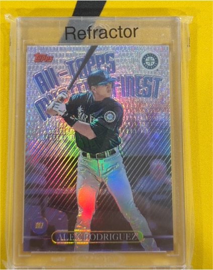 1999 Topps All-Topps Mystery Finest #M7 Alex Rodriguez — front