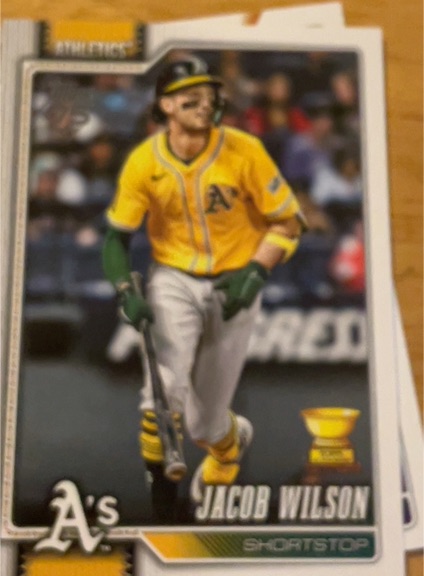 2026 Topps Series 1 #240 Jacob Wilson — front