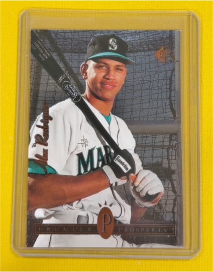 1994 Upper Deck SP #15 Alex Rodriguez Premier Prospects Rookie Card — front