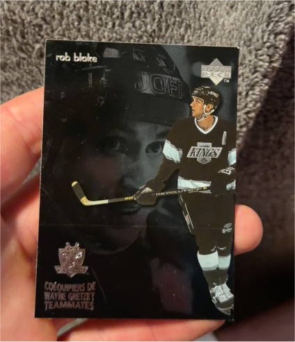 1998-99 McDonald's Upper Deck Gretzky's Teammates #T11 Rob Blake — front