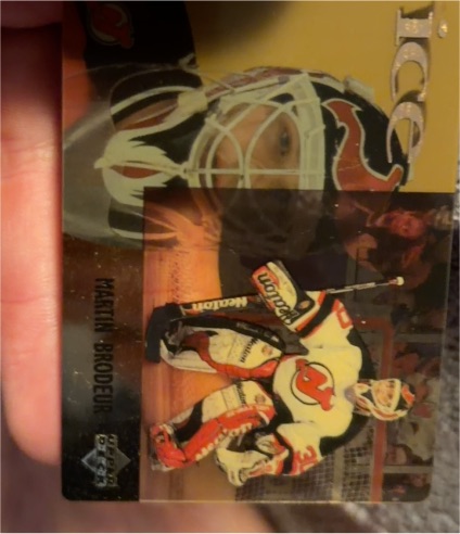1997-98 Upper Deck McDonald's Ice #McD17 Martin Brodeur — front