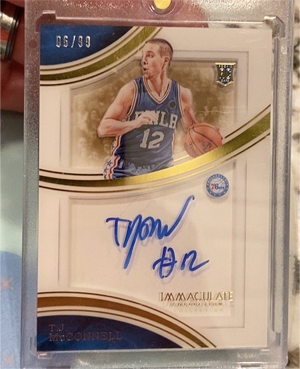 2015-16 Panini Immaculate Collection #50 T.J. McConnell — front