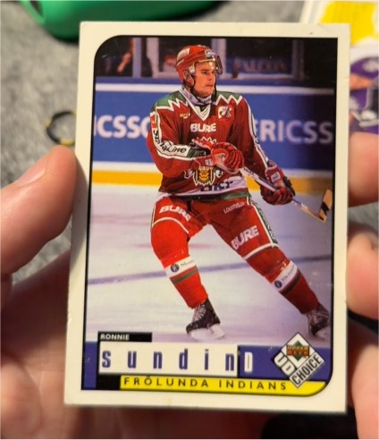 1998-99 Upper Deck Choice #70 Ronnie Sundin — front