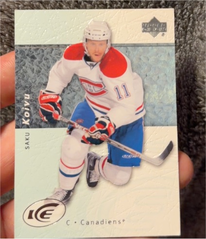 2007-08 Upper Deck Ice #24 Saku Koivu — front