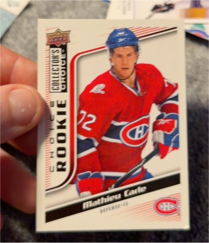 2009-10 Upper Deck Collector's Choice #272 Mathieu Carle — front