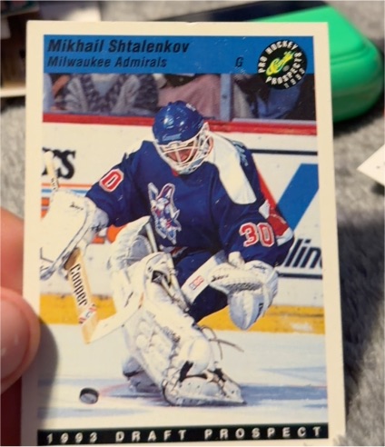 1993 Classic Pro Prospects #94 Mikhail Shtalenkov — front