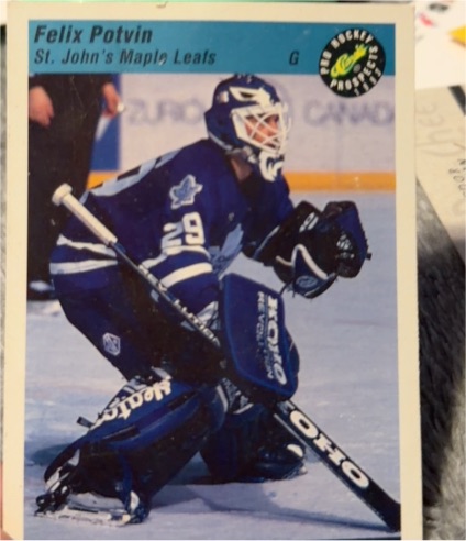 1993 Classic Pro Felix Potvin #80 Prospects St. John's Maple Leafs — front