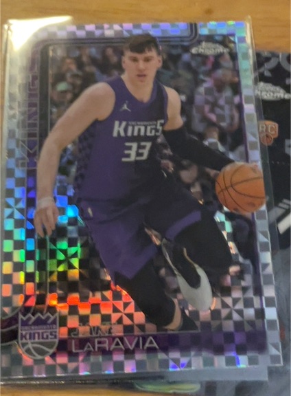 2025-26 Topps Chrome #230 Jake LaRavia — front