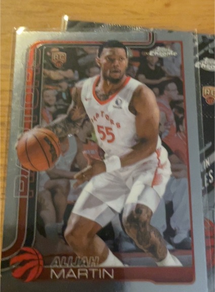 2025-26 Topps Chrome #290 Alijah Martin — front