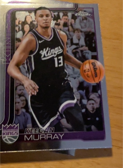 2025-26 Topps Chrome #227 Keegan Murray — front