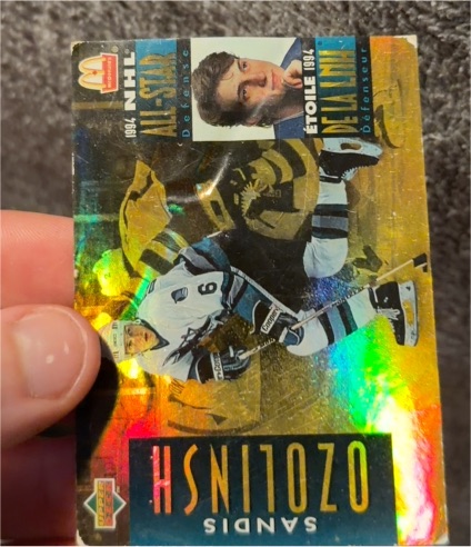1994-95 Upper Deck McDonald's #MCD-11 Sandis Ozolinsh — front