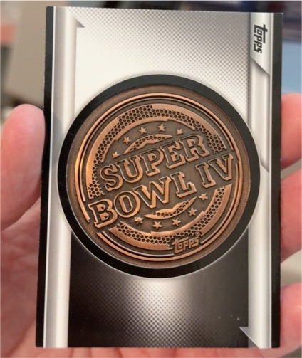 2015 Topps NFL Super Bowl Coins Super Bowl IV #NFLSBC-4 — front