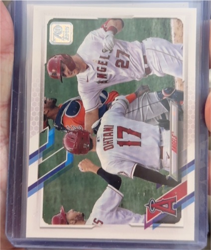 2021 Topps Series 2 #621 Mike Trout, Shohei Ohtani — front