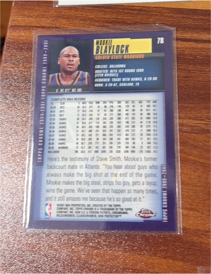 2000-01 Topps #78 Mookie Blaylock — front