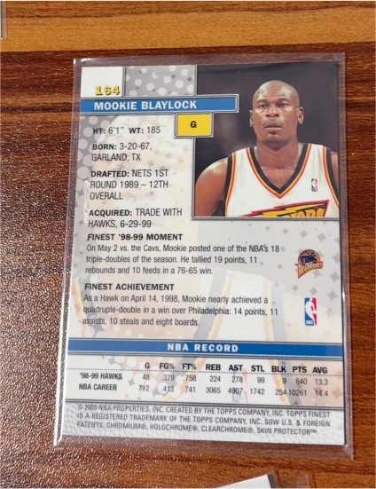 1998 Topps Finest #164 Mookie Blaylock — front