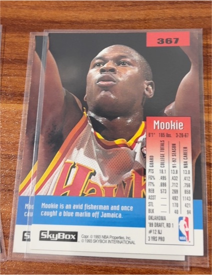 1992-93 SkyBox #367 Mookie Blaylock — front