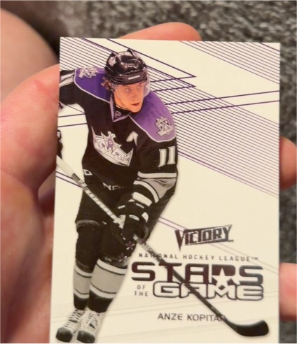 2008-09 Upper Deck Victory Stars of the Game #SG-13 Anze Kopitar — front