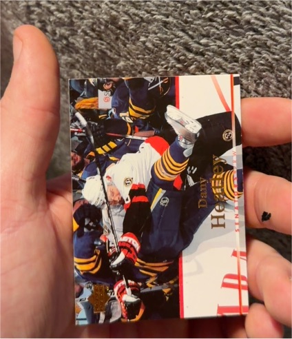 2007-08 Upper Deck Oversize Cards #WOS7 Dany Heatley — front