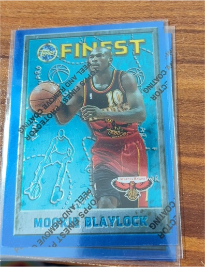 1995-96 Topps Finest #169 Mookie Blaylock — front