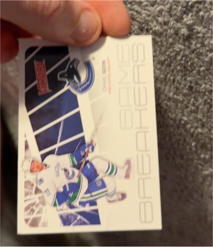 2008-09 Upper Deck Victory Game Breakers #GB-35 Daniel Sedin — front