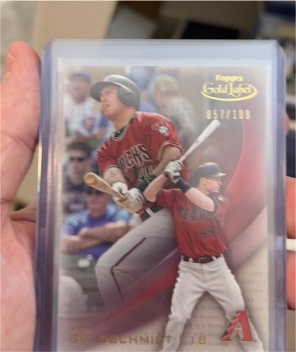 2016 Topps Gold Label #86 Paul Goldschmidt — front