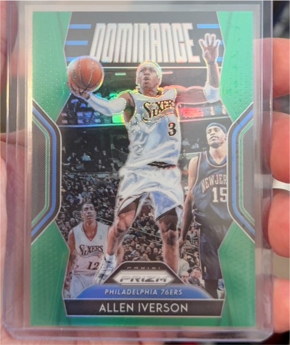 2018-19 Panini Prizm Dominance #19 Allen Iverson — front