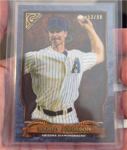 2017 Topps Gallery Hall of Fame #HOF-20 Randy Johnson Arizona Diamondbacks — front