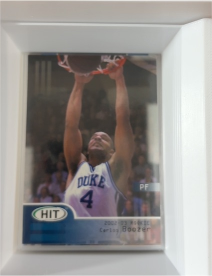 2002 SAGE HIT #4 Carlos Boozer — front