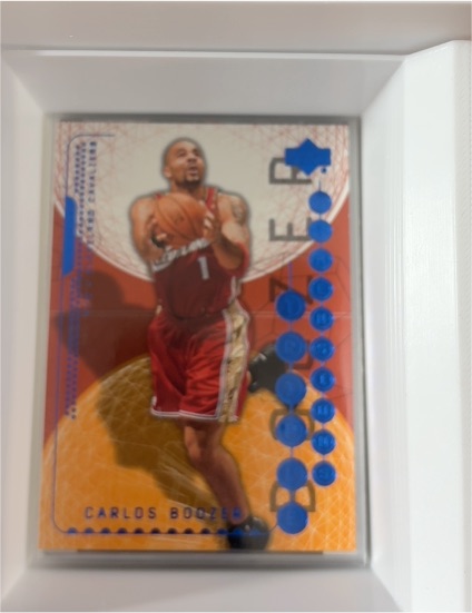 2003-04 Upper Deck Triple Dimensions #12 Carlos Boozer — front