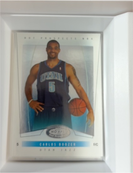 2004 Hoops Hot Prospects #5 Carlos Boozer — front