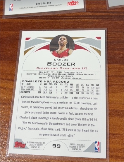 2004-05 Topps #99 Carlos Boozer — front