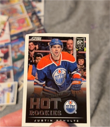 2013-14 Score #642 Justin Schultz Hot Rookies RC — front