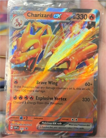 2022 Pokémon Scarlet & Violet Promo #161 Charizard ex — front