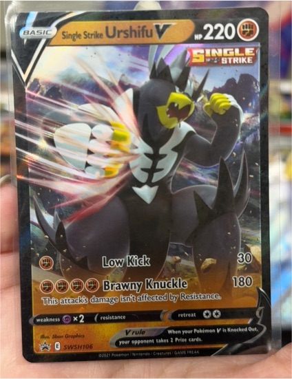 2021 Pokémon Single Strike Urshifu V #SWSH106 — front