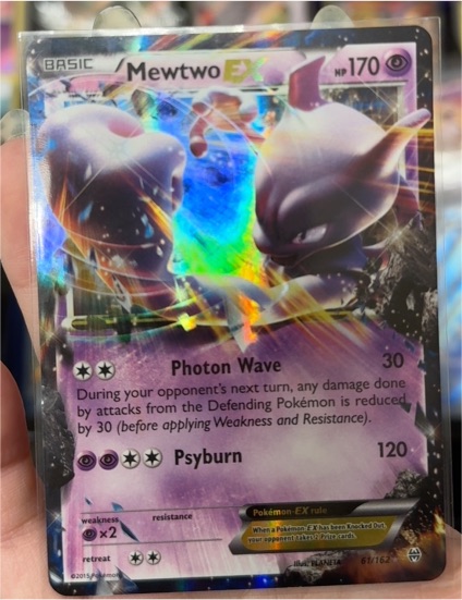 2015 Pokémon Breakthrough #61 Mewtwo EX — front