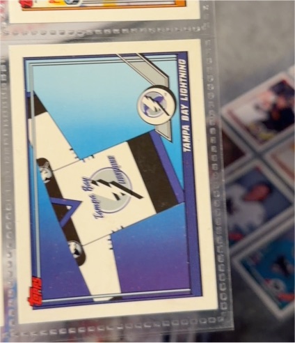 1991-92 Topps #526 Tampa Bay Lightning — front