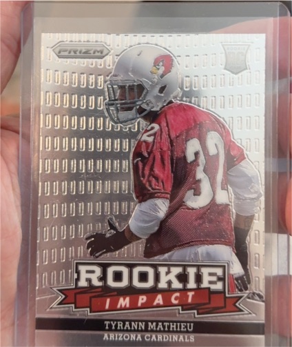 2013 Panini Prizm #21 Tyrann Mathieu Rookie Impact — front