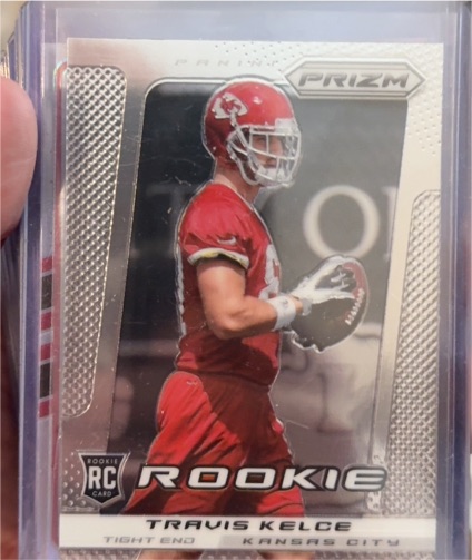 2013 Panini Prizm #292 Travis Kelce Rookie Card — front