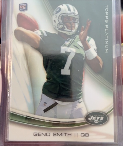 2013 Topps Platinum #127 Geno Smith — front