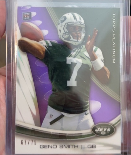 2013 Topps Platinum #127 Geno Smith — front