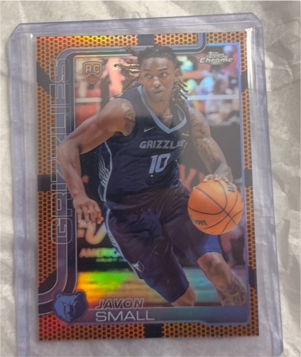 2025-26 Topps Chrome #299 Javon Small — front