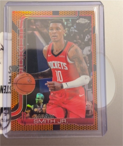 2025-26 Topps Chrome #62 Jabari Smith Jr. — front