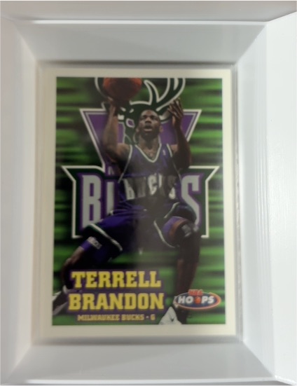 1997-98 Hoops #31 Terrell Brandon Milwaukee Bucks — front