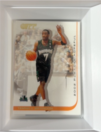2000-01 SP Authentic #49 Terrell Brandon — front