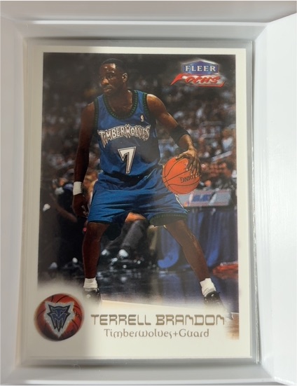 1999-00 Fleer Focus #98 Terrell Brandon — front