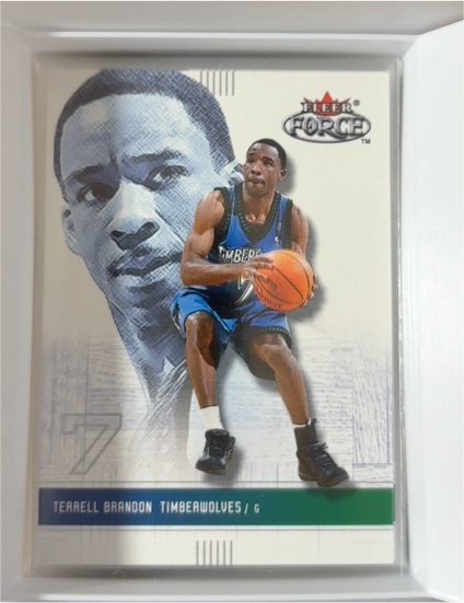 2001-02 Fleer Force #100 Terrell Brandon — front