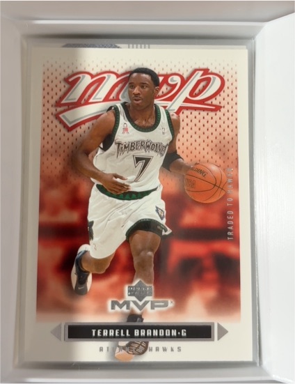 2003-04 Upper Deck MVP #3 Terrell Brandon — front