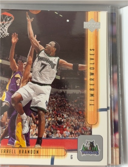 2001-02 Upper Deck #100 Terrell Brandon — front