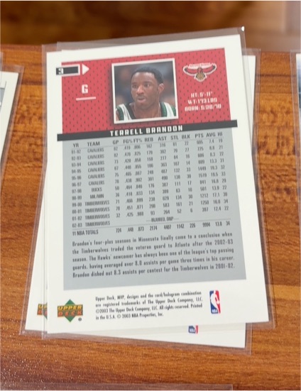 1996 Upper Deck #M112 Terrell Brandon — front